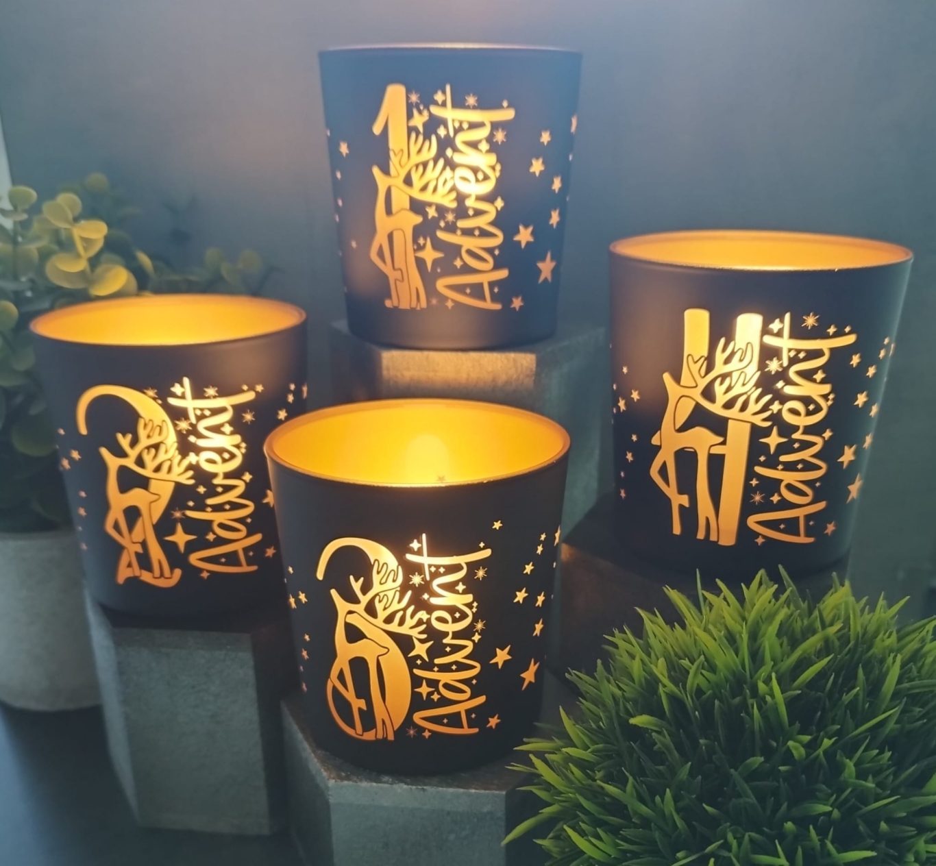 Adventsgläser