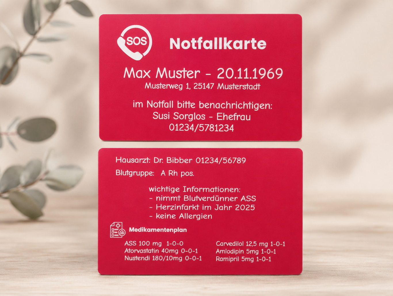 Notfallkarte